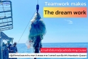 Teamwork makes The dream work กับภาพความสำเร็จในการกู้อวนติดเรือ King cruiser