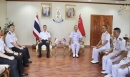 ทัพเรือภาคที่ 3 รับเยี่ยมคำนับจาก รองผู้บัญชาการ กองเรือยุทธการ กองทัพเรือสิงคโปร์